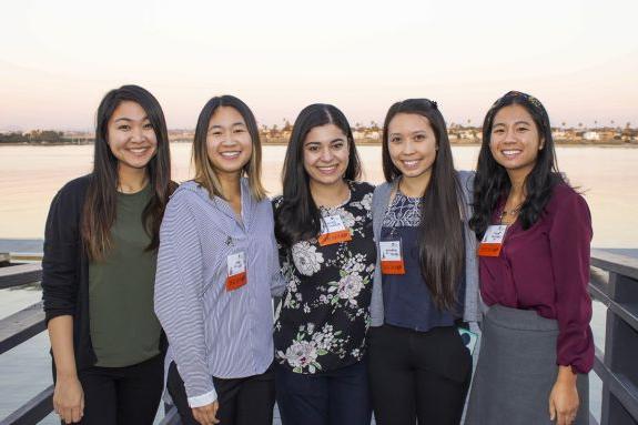 PharmD students at San Diego networking event 